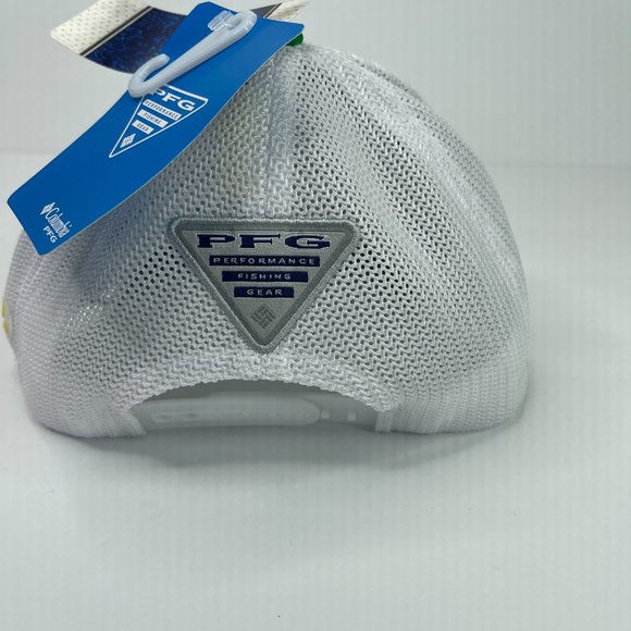 Columbia Childrens Collegiate Youth PFG Mesh Snap Back Ball Cap New - Picture 4 of 5